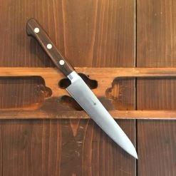 Hitohira Masakane New Old Stock 150mm Petty SK Carbon Steel Ebony