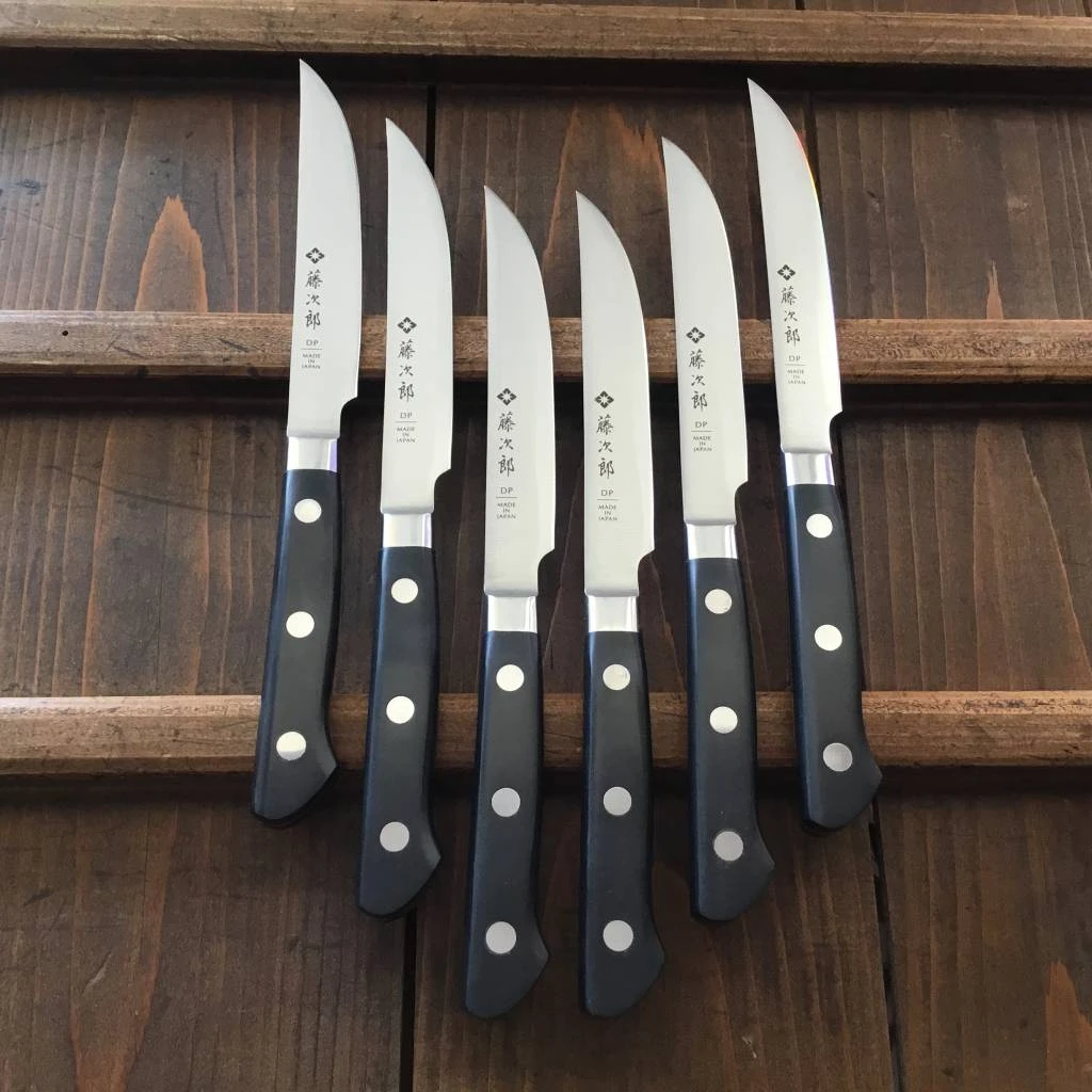 Cheap 🔥 Tojiro 120mm Steak Knife 'DP' - VG-10 ⌛ 3 Tojiro 120mm Steak Knife 'DP' - VG-10