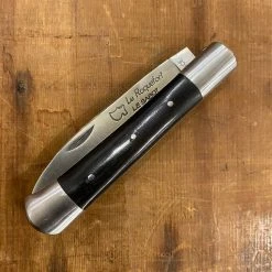Au Sabot 11cm Roquefort Stainless Pocket Knife Double Bolster Ebony