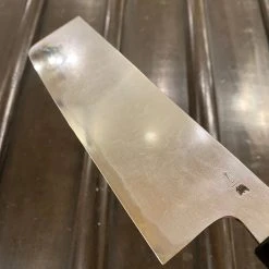 Takada No Hamono 180mm Nakiri - Suiboku Finish Aogami 2 Iron Clad - Pakka & Ebony - On Order Waiting Room