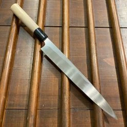 Hitohira Kikuchiyo Manzo 240mm Yanagi LEFTY Shirogami 3 Ho Wood