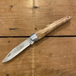 Au Sabot 10cm Alsacien Pocket Knife Carbon Steel Olive