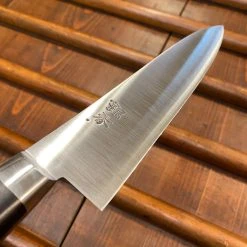 Cheapest 😉 Ashi Hamono 180mm Gyuto Swedish Stainless Western Handle W Saya 😍 11 Ashi Hamono 180mm Gyuto Swedish Stainless Western Handle W Saya
