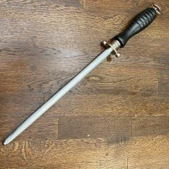 Friedr. Herder Friedr Herder 10 3/8” Round Sharpening Steel Wood Handle