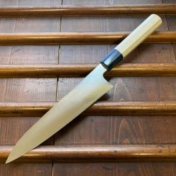 Takada No Hamono 210mm Gyuto Ginsanko Stainless Suiboku Finish Octagonal Ho & Horn Handle - On Order