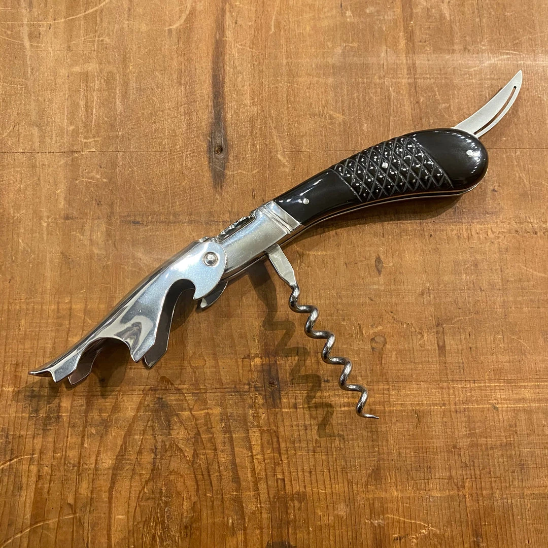 Outlet ❤️ Fontenille Pataud Laguiole Magnum Carved Pinned Buffalo Horn Tip Sommelier 😍 3 Fontenille Pataud Laguiole Magnum Carved Pinned Buffalo Horn Tip Sommelier