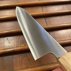 New ❤️ Konosuke Sanjo GS+ 210mm Gyuto SLD / Khii Chestnut W Saya 🧨 17 Konosuke Sanjo GS+ 210mm Gyuto SLD / Khii Chestnut W Saya