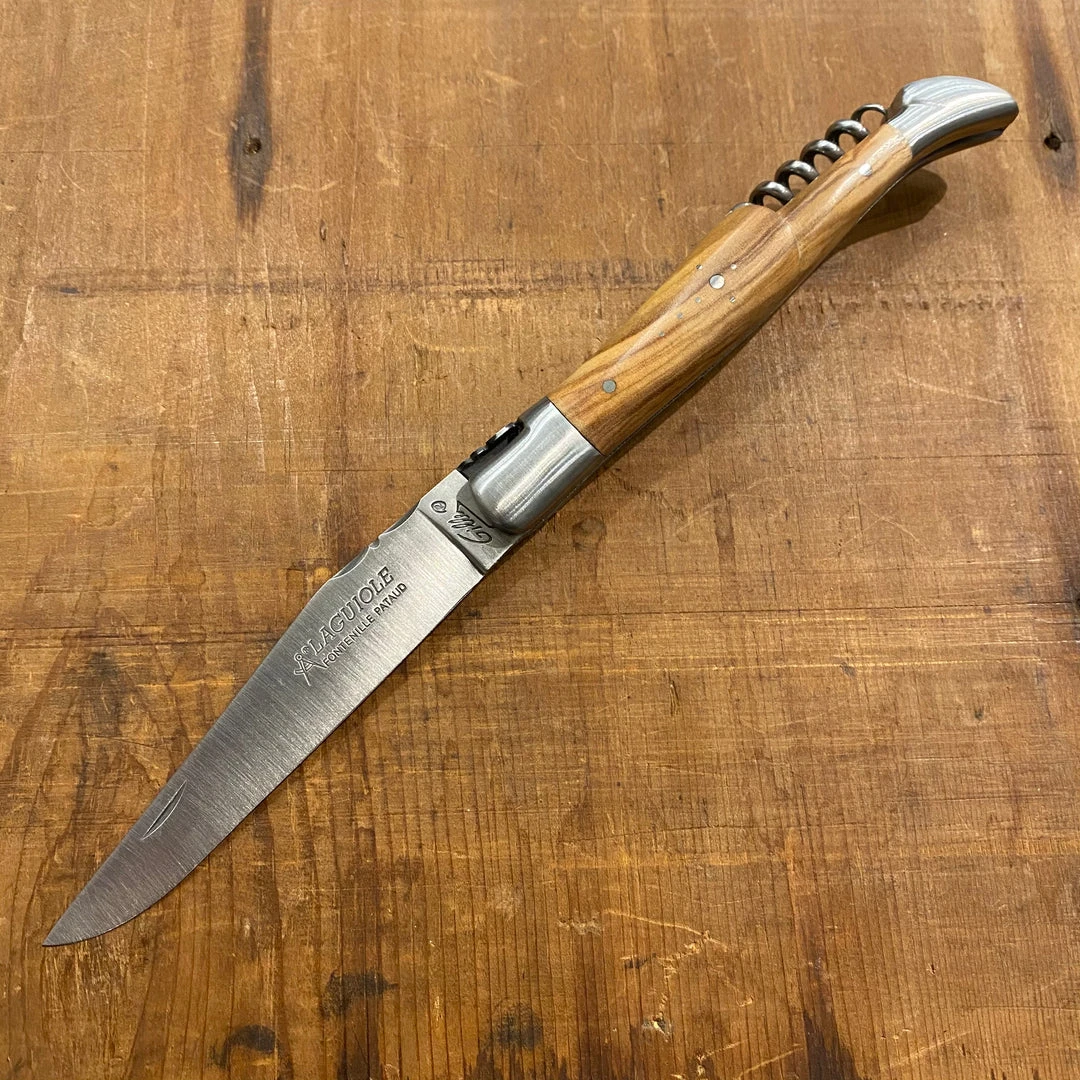 Best Pirce ✨ Fontenille Pataud Laguiole 12cm Olive With Corkscrew 🛒 3 Fontenille Pataud Laguiole 12cm Olive With Corkscrew