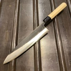Konosuke Madei ‘Sumiiro’ 210mm Gyuto SLD Kurouchi Nashiji - By Nihei W/ Saya