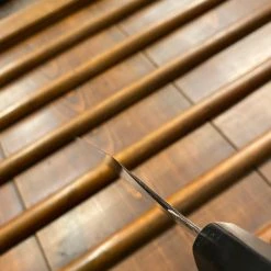 Promo 😍 Hitohira Togashi 210mm Migaki Gyuto Shirogami 1 Taihei Macasser Ebony & Horn 🔔 11 Hitohira Togashi 210mm Migaki Gyuto Shirogami 1 Taihei Macasser Ebony & Horn