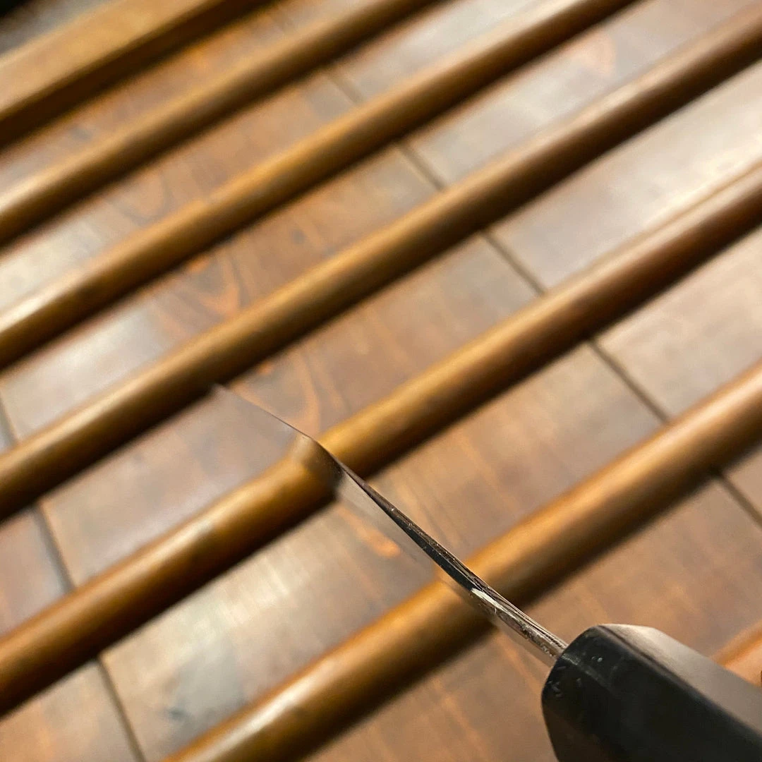 Promo 😍 Hitohira Togashi 210mm Migaki Gyuto Shirogami 1 Taihei Macasser Ebony & Horn 🔔 6 Hitohira Togashi 210mm Migaki Gyuto Shirogami 1 Taihei Macasser Ebony & Horn