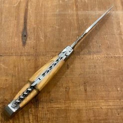 Fontenille Pataud Laguiole 12cm Olive With Corkscrew
