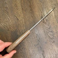 Cheapest ❤️ Friedr. Herder Friedr Herder 8” Serrated Boscher Knife Carbon Steel Walnut 😍 8 Friedr. Herder Friedr Herder 8” Serrated Boscher Knife Carbon Steel Walnut