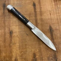 Au Sabot 11cm Roquefort Stainless Pocket Knife Double Bolster Ebony