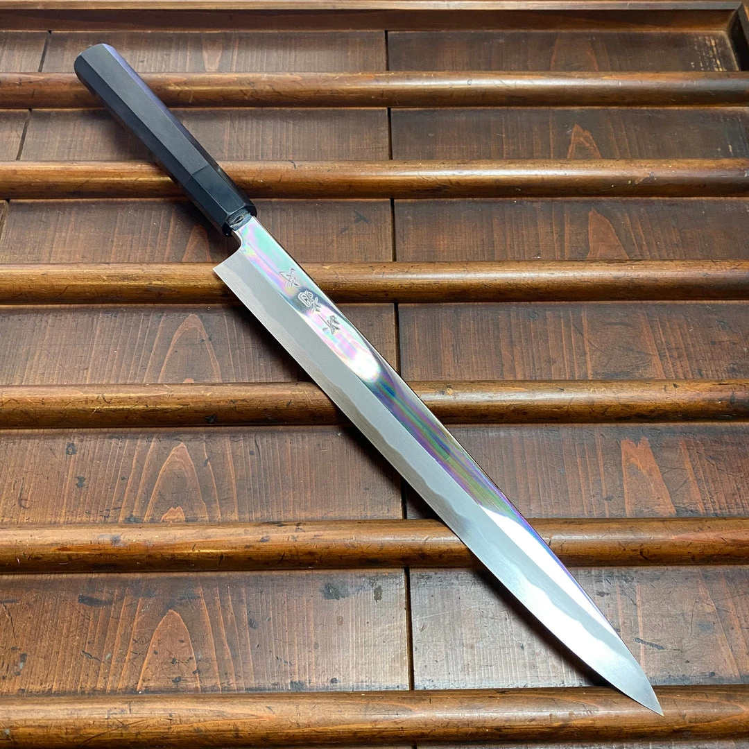 Promo โญ Sakai Kikumori 'So-Ten' 300mm Yanagi - Aogami Super - W/ Saya ๐ 3 Sakai Kikumori 'So-Ten' 300mm Yanagi - Aogami Super - W/ Saya