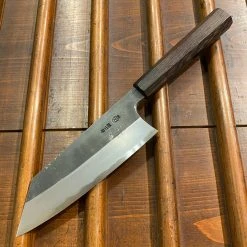 Hitohira Togashi 180mm Bunka Shirogami 2 Kurouchi Tagayasan Handle