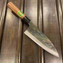 Tosa Tadayoshi 165mm Ryo Deba Aogami 1 Ambidexterous Walnut/PC