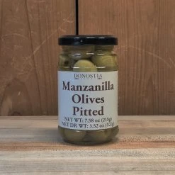 Donostia Foods Manzanilla Olives Pitted - 215g Pantry