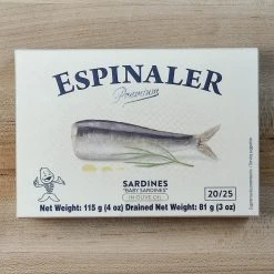 Espinaler Premium Baby Sardines In Olive Oil - 115g Pantry