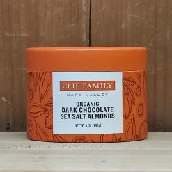 Pantry Clif Family Farm Organic Dark Chocolate Sea Salt Almonds - 5oz