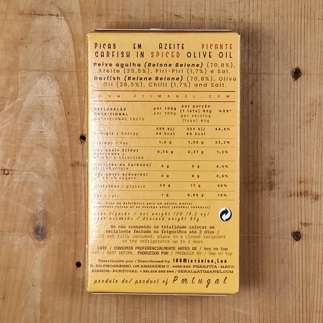 Top 10 ๐ Pantry Ati Manel Garfish In Spiced Olive Oil - 120g ๐คฉ 4 Pantry Ati Manel Garfish In Spiced Olive Oil - 120g