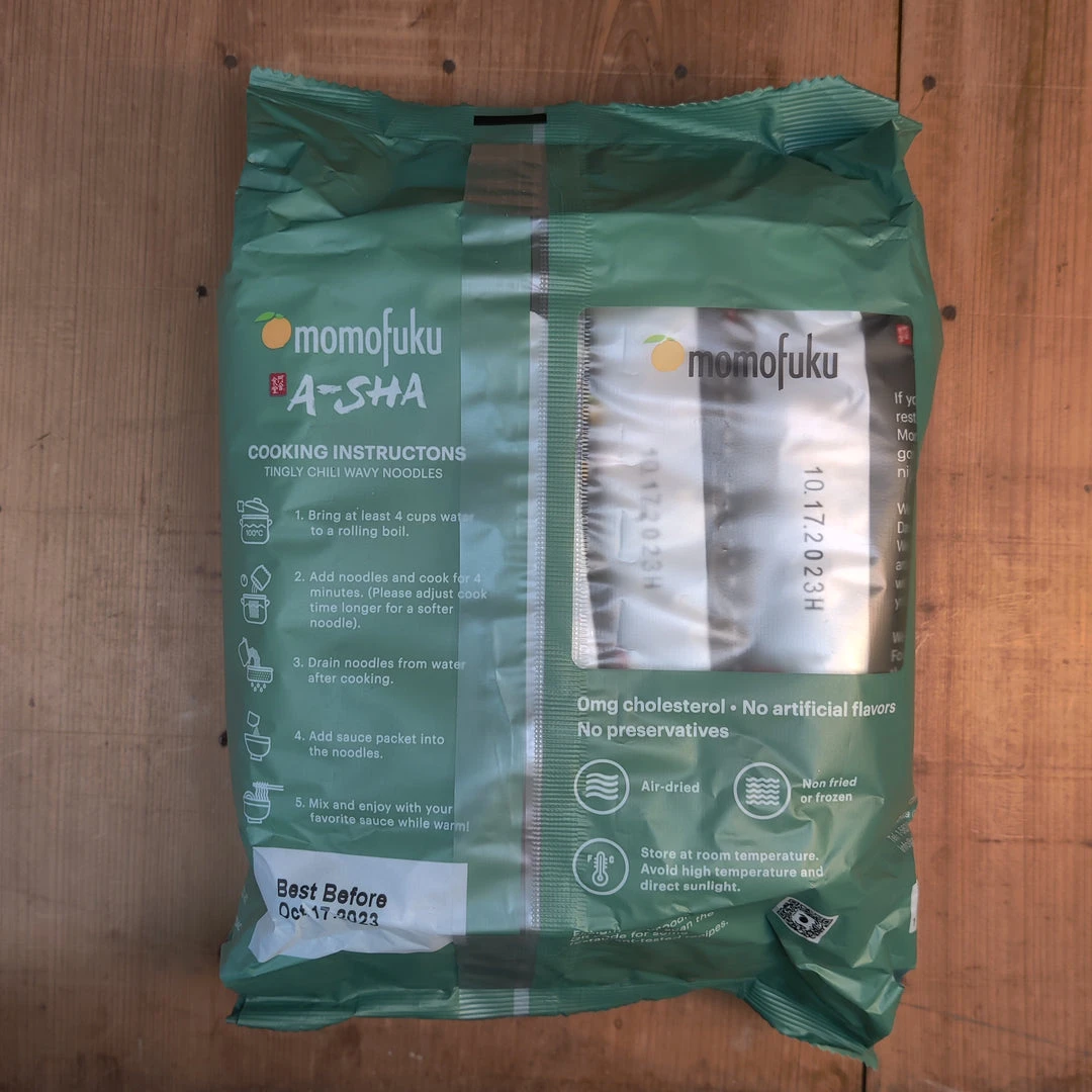 Buy 👍 Pantry Momofuku Tingly Chili Wavy Noodles - 5 Packages 😉 4 Pantry Momofuku Tingly Chili Wavy Noodles - 5 Packages