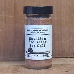 Pantry Oaktown Spice Shop Hawaiian Red Alaea Sea Salt - 1/2 Cup Jar