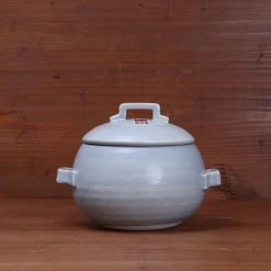 Kagetsu Daikoku Banko Ware Rice Cooking Donabe - Gray 3 Gou