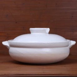 Kagetsu Kitchen Tools Daikoku Banko Ware Soup Donabe - Solid White