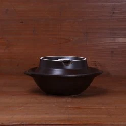 Kagetsu Daikoku Banko Ware Kokuryu + Toban - Ramen Donabe Bowl + Lid Kitchen Tools