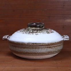 Kagetsu Daikoku Banko Ware Soup Donabe - Granite