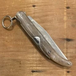 Flash Sale 🛒 Au Sabot 12cm Corsican Navaja Ring Pull Stainless Pocket Knife Horn W Brass Crest ⭐ 8 Au Sabot 12cm Corsican Navaja Ring Pull Stainless Pocket Knife Horn W Brass Crest