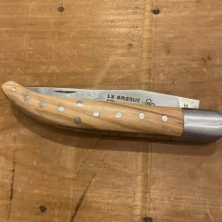 Au Sabot 12cm Basque Pocket Knife Stainless Steel Olive