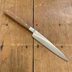 Au Sabot 4" Pointed Paring Carbon Steel Bubinga W Stainless Bolster