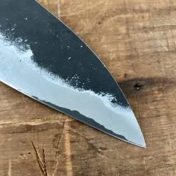Blenheim Forge 170mm Funayuki Stainless Clad Aogami Super Fumed Oak & Brass