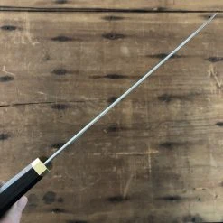 Brand new ๐ Blenheim Forge 205mm Gyuto Stainless Clad Aogami Super Oak & Brass ๐ 14 Blenheim Forge 205mm Gyuto Stainless Clad Aogami Super Oak & Brass