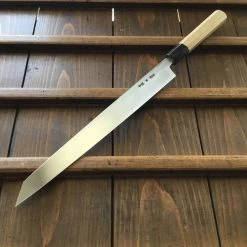 Sakai Kikumori 'Choyo' 300mm Kiritsuke Yanagi - Shirogami 2 - W/ Saya
