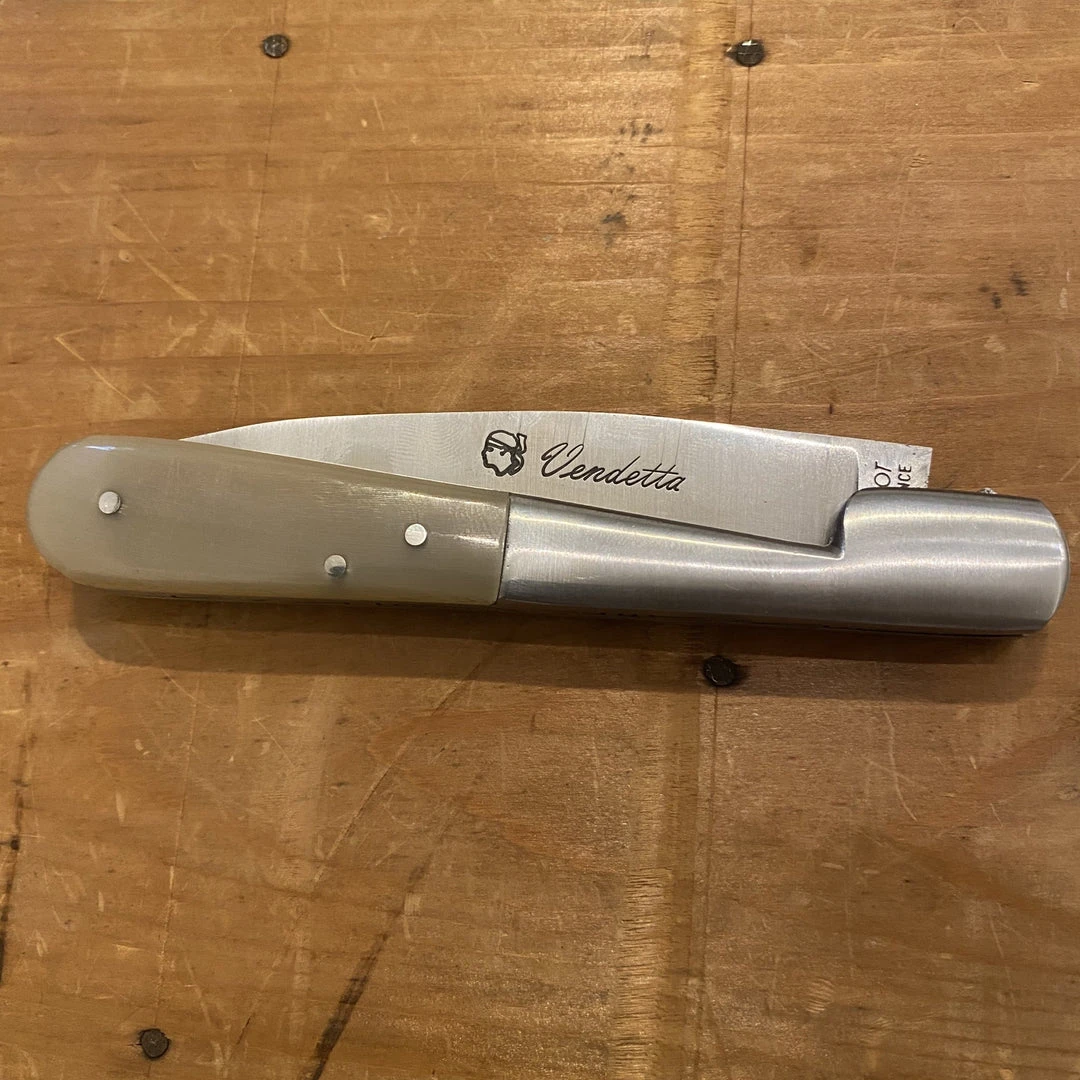 Promo 👏 Au Sabot 11cm Corsican Vendetta Stainless Pocket Knife Horn Tip 😍 5 Au Sabot 11cm Corsican Vendetta Stainless Pocket Knife Horn Tip