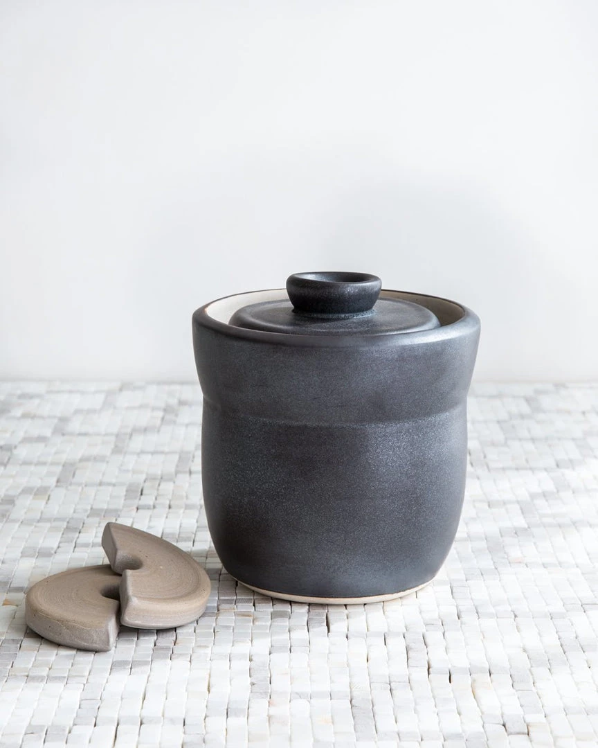 Cheap 😀 Sarah Kersten Ceramics - Fermentation Jar - 2 Qt Kitchen Tools 🛒 7 Sarah Kersten Ceramics - Fermentation Jar - 2 Qt Kitchen Tools