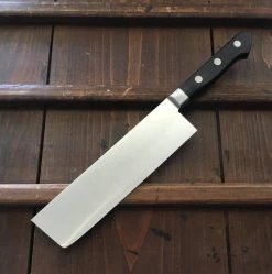 Ashi Hamono 180mm Nakiri Swedish Stainless Western Handle- On Order