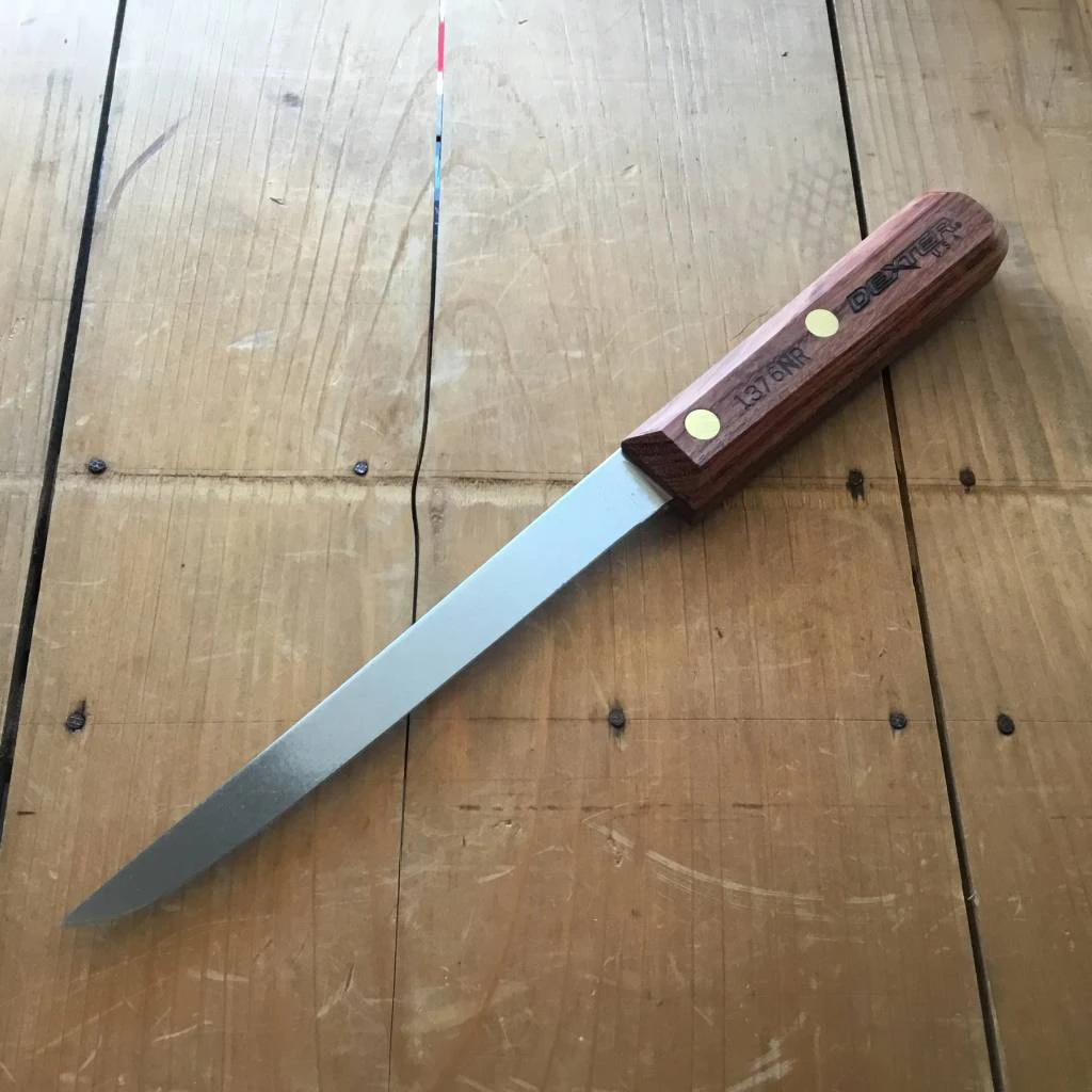 Outlet 😉 Dexter Russell 6" Boning Narrow Carbon Rosewood Stiff 👏 3 Dexter Russell 6" Boning Narrow Carbon Rosewood Stiff