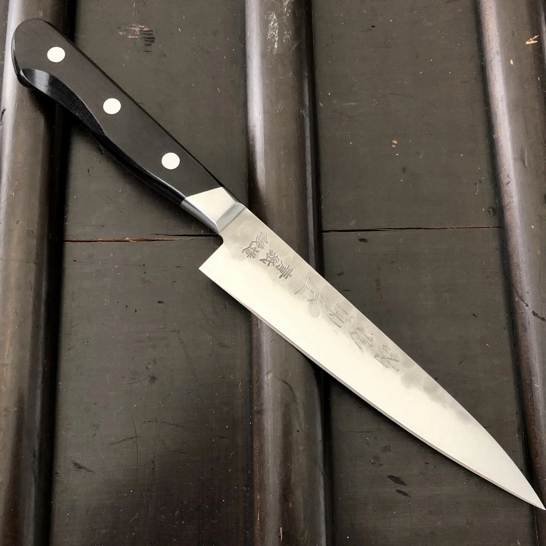 Top 10 ๐ Hitohira Imojiya Kuma 135mm Petty Aogami 2 Nashiji Tsuchime Western Handle ๐ 3 Hitohira Imojiya Kuma 135mm Petty Aogami 2 Nashiji Tsuchime Western Handle