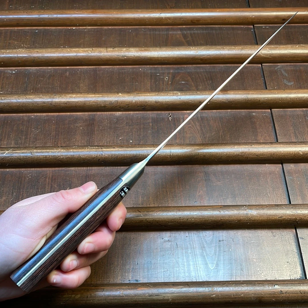 Best deal 😀 Hitohira Kogetsu Mandai 210mm Gyuto Stainless Imitation Mahogany ❤️ 8 Hitohira Kogetsu Mandai 210mm Gyuto Stainless Imitation Mahogany