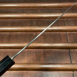 Brand new ๐ Hitohira Gorobei Rikichi 165mm Santoku Shirogami 2 Kasumi Ho Wood ๐คฉ 14 Hitohira Gorobei Rikichi 165mm Santoku Shirogami 2 Kasumi Ho Wood