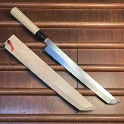 Hitohira Kikuchiyo Manzo 270mm Sakimaru Yanagi Aogami 2 Ho Wood W Saya