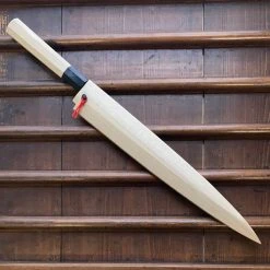 Hitohira Kikuchiyo Manzo 300mm Yanagi Aogami 2 Ho Wood With Saya