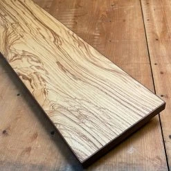 Knife En Place Heritage Quartersawn Zebrawood With Black Walnut - 19.25x4.75"