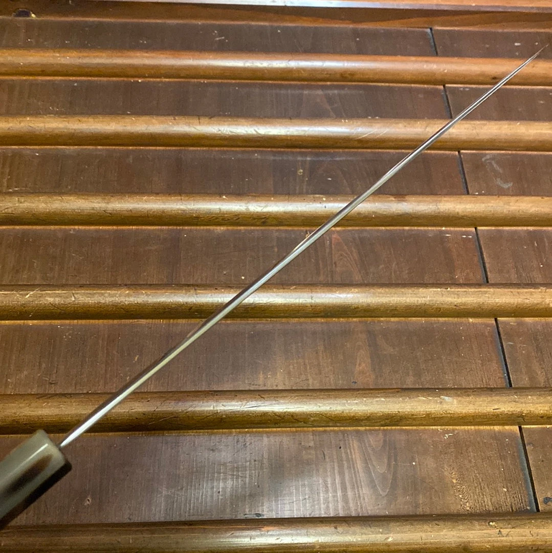 Best Pirce 🥰 Hitohira Tanaka Kyuzo 270mm Sujihiki Aogami 1 Migaki Taihei Ebony Handle ✨ 7 Hitohira Tanaka Kyuzo 270mm Sujihiki Aogami 1 Migaki Taihei Ebony Handle