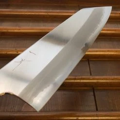 Hitohira Togashi 240mm Kiritsuke Gyuto Stainless Clad Shirogami 1 Ziricote Handle