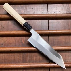 Hitohira Togashi 210mm Kiritsuke Gyuto Stainless Clad Shirogami 1 Ho Handle